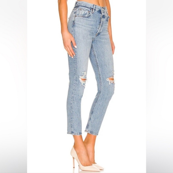 Agolde Riley High Rise Straight Crop size 34 - Picture 2 of 11